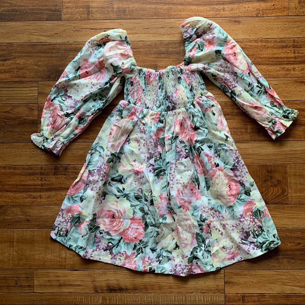 NWT Faithfull the Brand Alina Mini Dress Floral